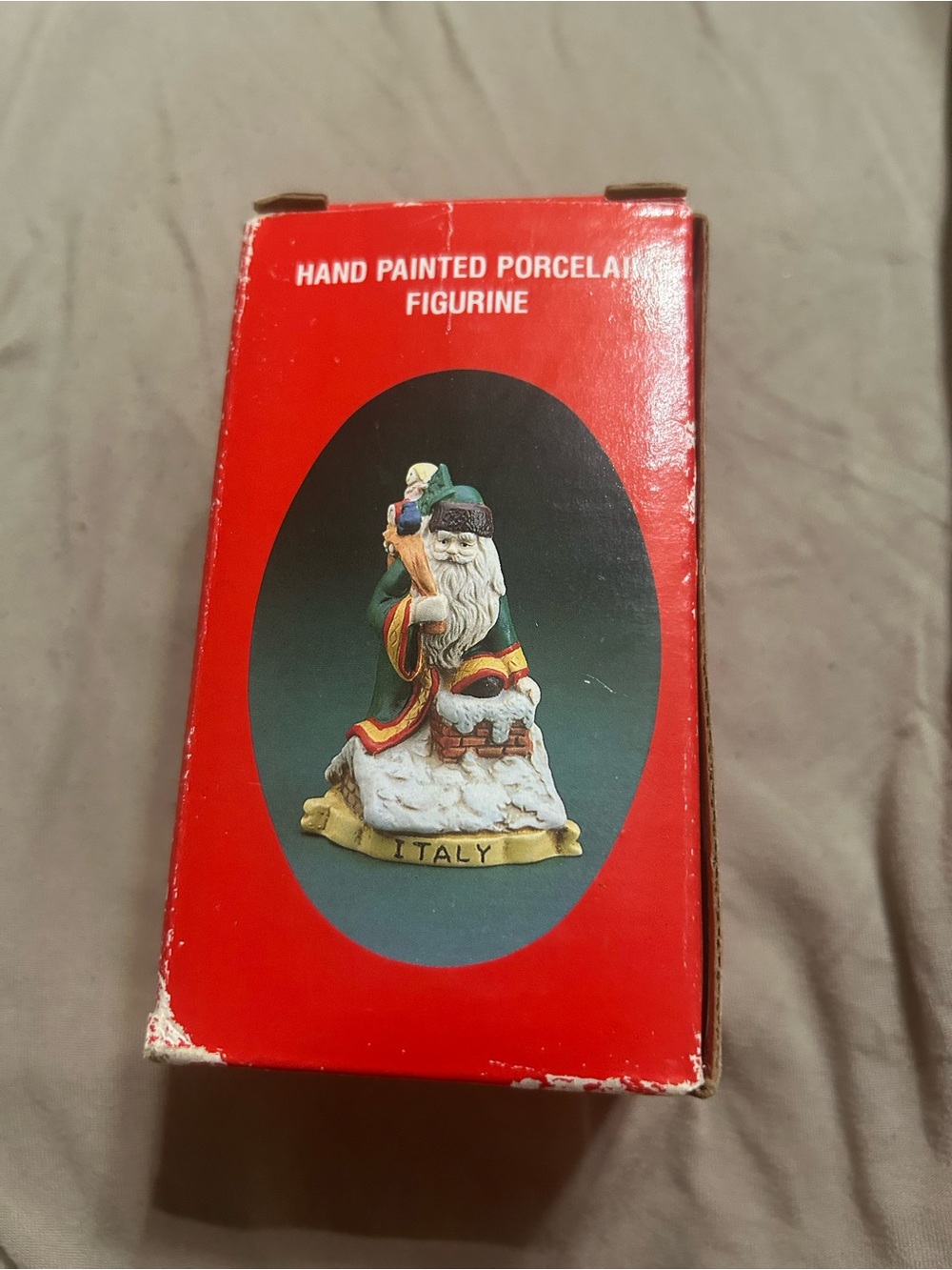 Santas Of The Nations Italy #8904 Hand Painted Porcelain Figurine New In Box